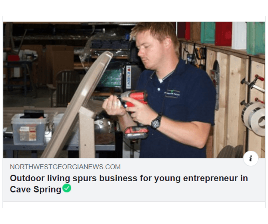 Thank you for your Support! We made it in the local newspaper! - Evergreen Patio