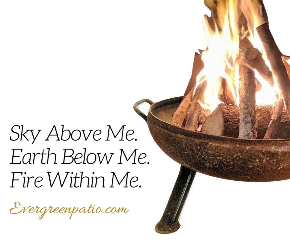 Evergreen Patio Solid Steel Fire Pits - Evergreen Patio