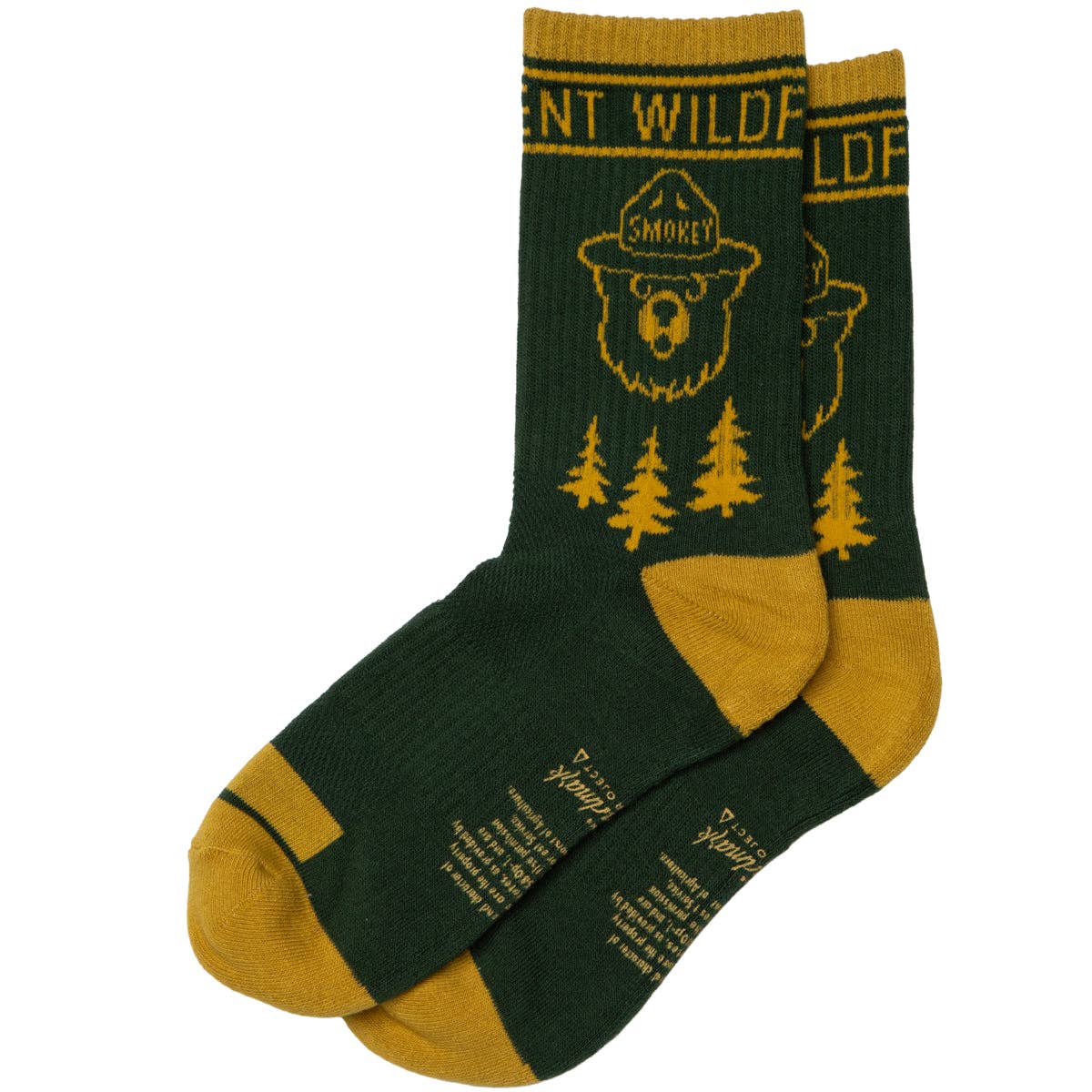 Smokey Emblem Sock: S/M / Pine