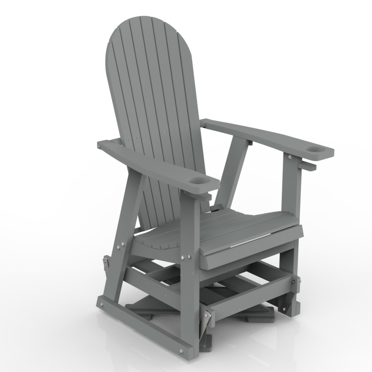 Poly Grove Swivel Glider