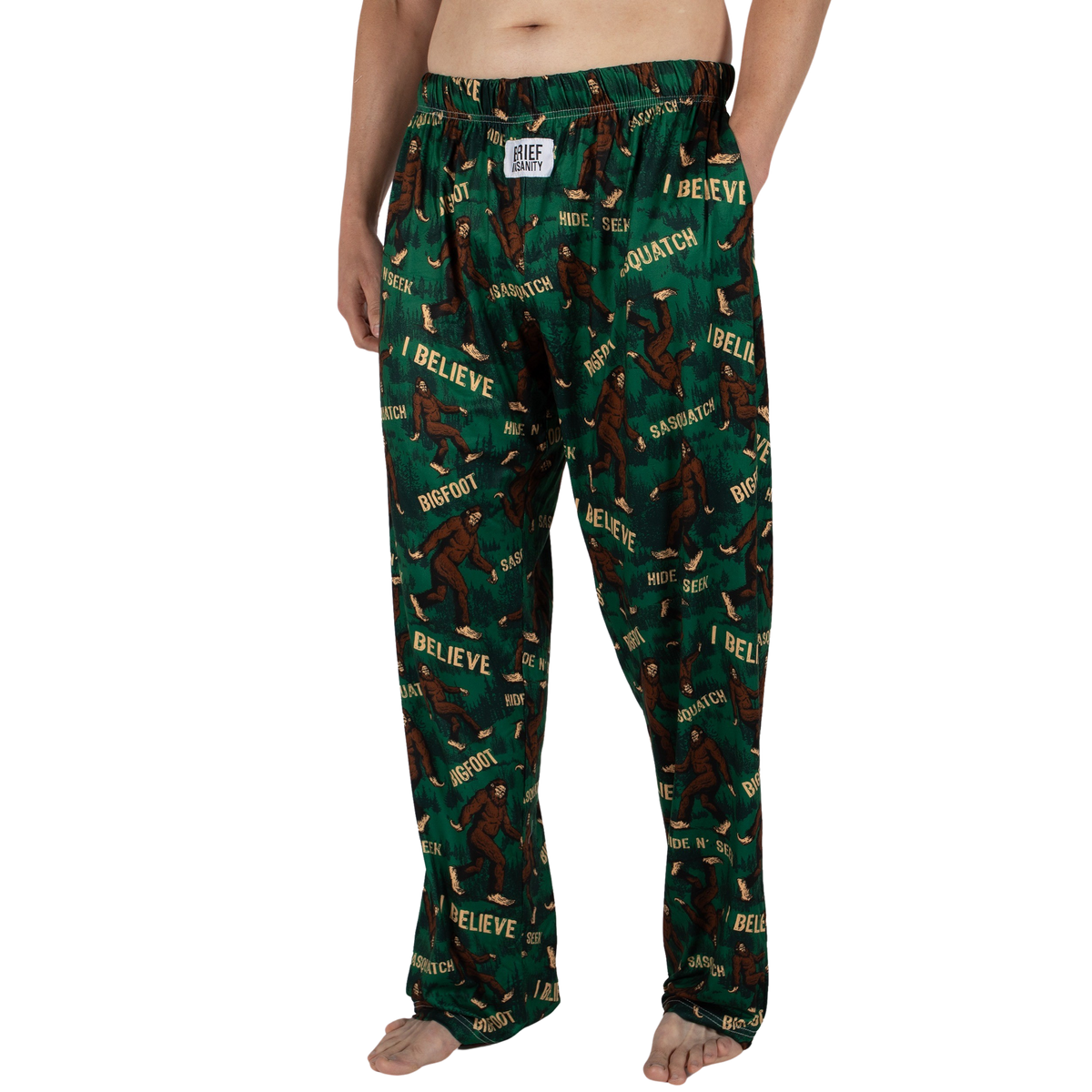 BigFoot Forrest Green Lounge Pants: Large