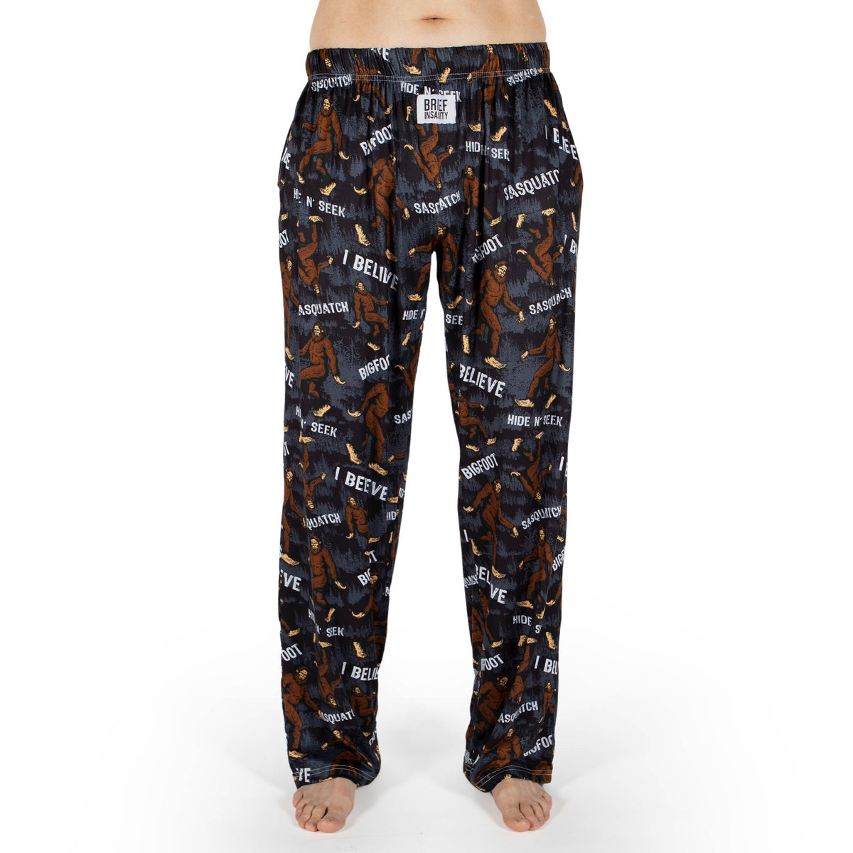 Bigfoot Charcoal Pajama Lounge Pants: X-Large