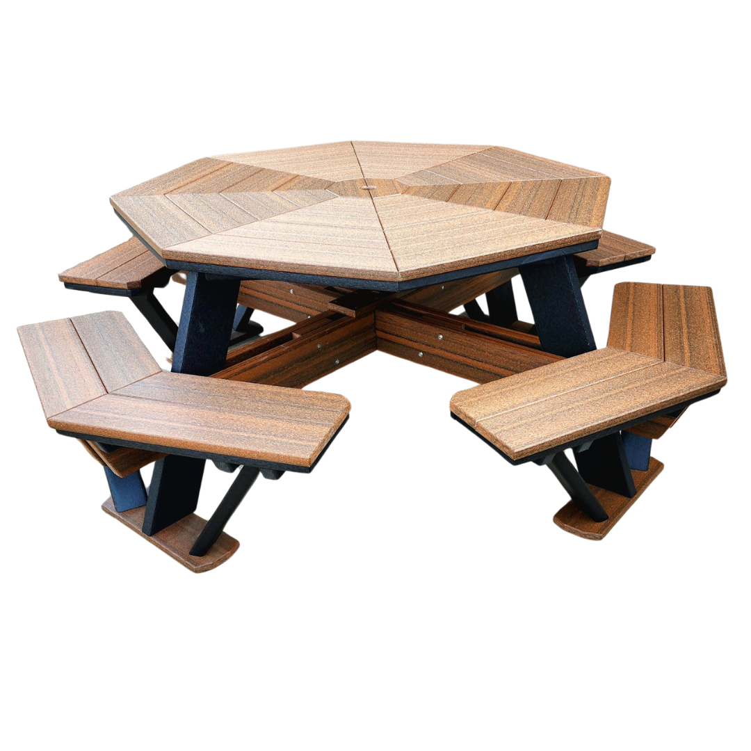 Octagonal Picnic Table 8 seater