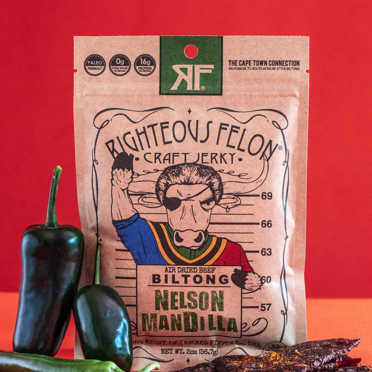 Nelson Mandilla Biltong 2oz