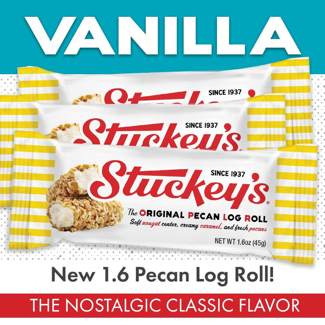 *NEW* Vanilla Pecan Log Roll - 1.6 oz. (Single Serve Size)