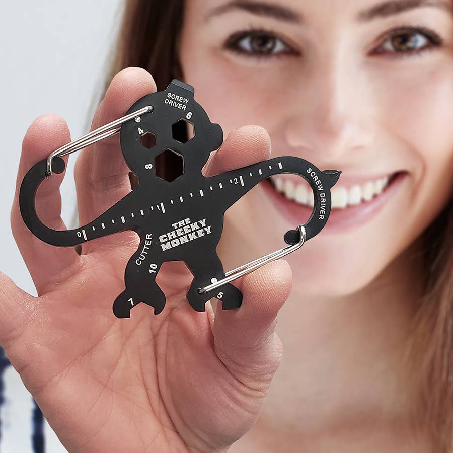 "Cheeky Monkey" Double Carabiner