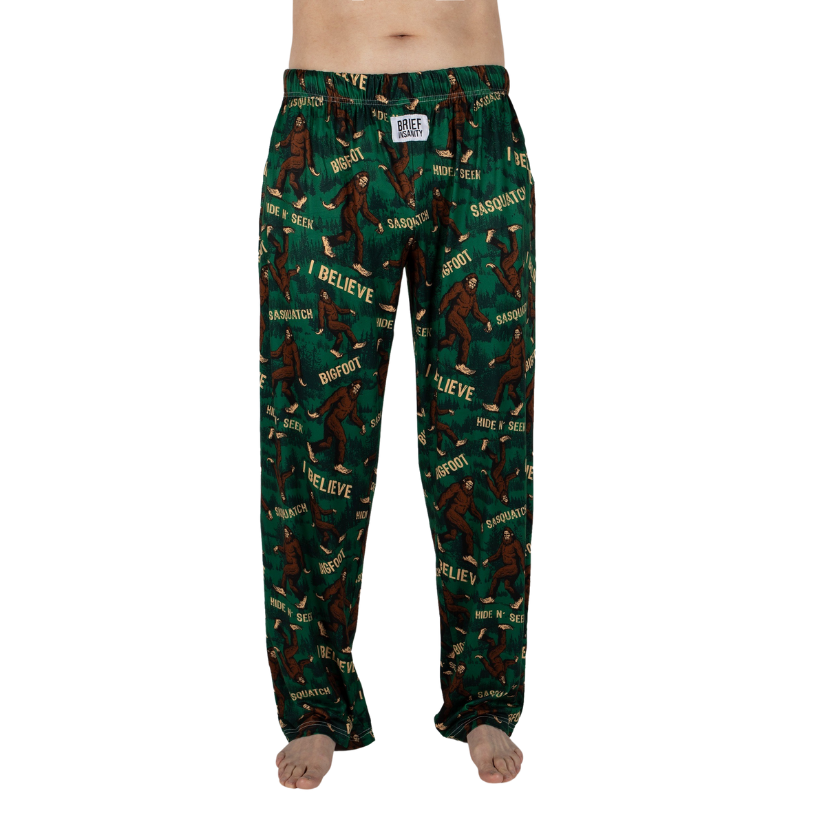 BigFoot Forrest Green Lounge Pants: Large