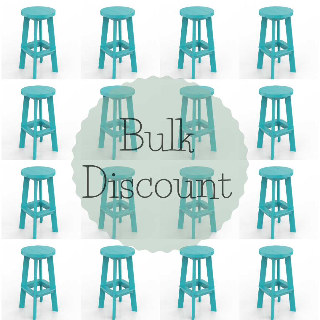 Poly Grove - 16 Bar Stools (Bulk Order Discount)