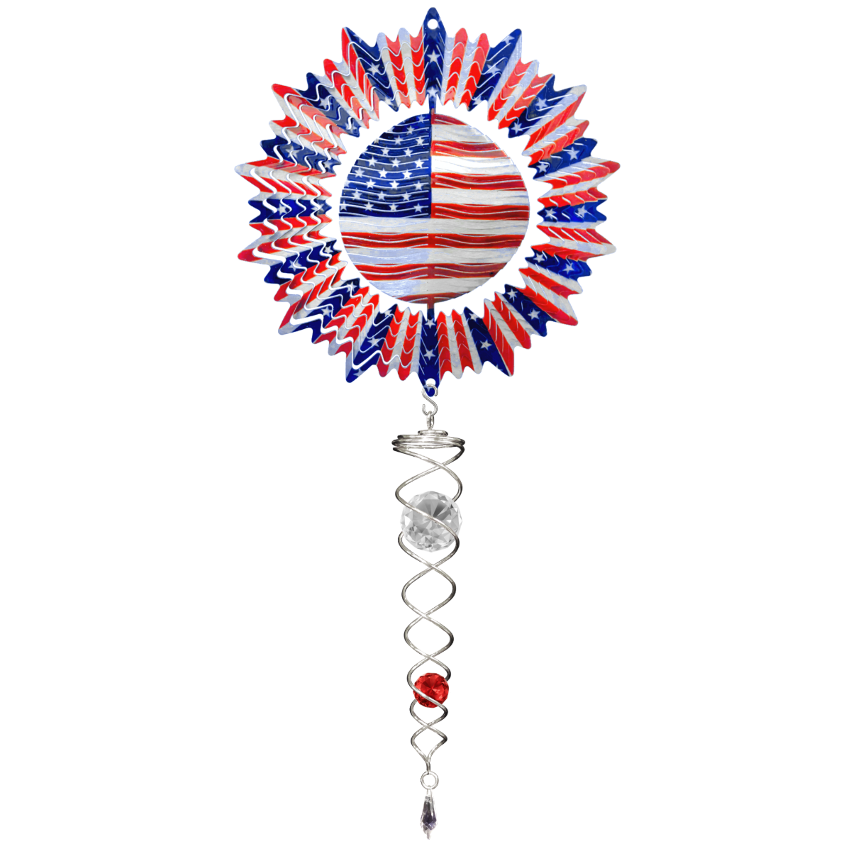 Spiral US Flag - Mini Set Wind Spinner