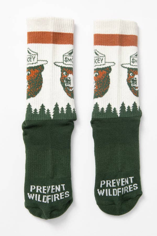 Prevent Wildfires Sock: Spruce / S/M
