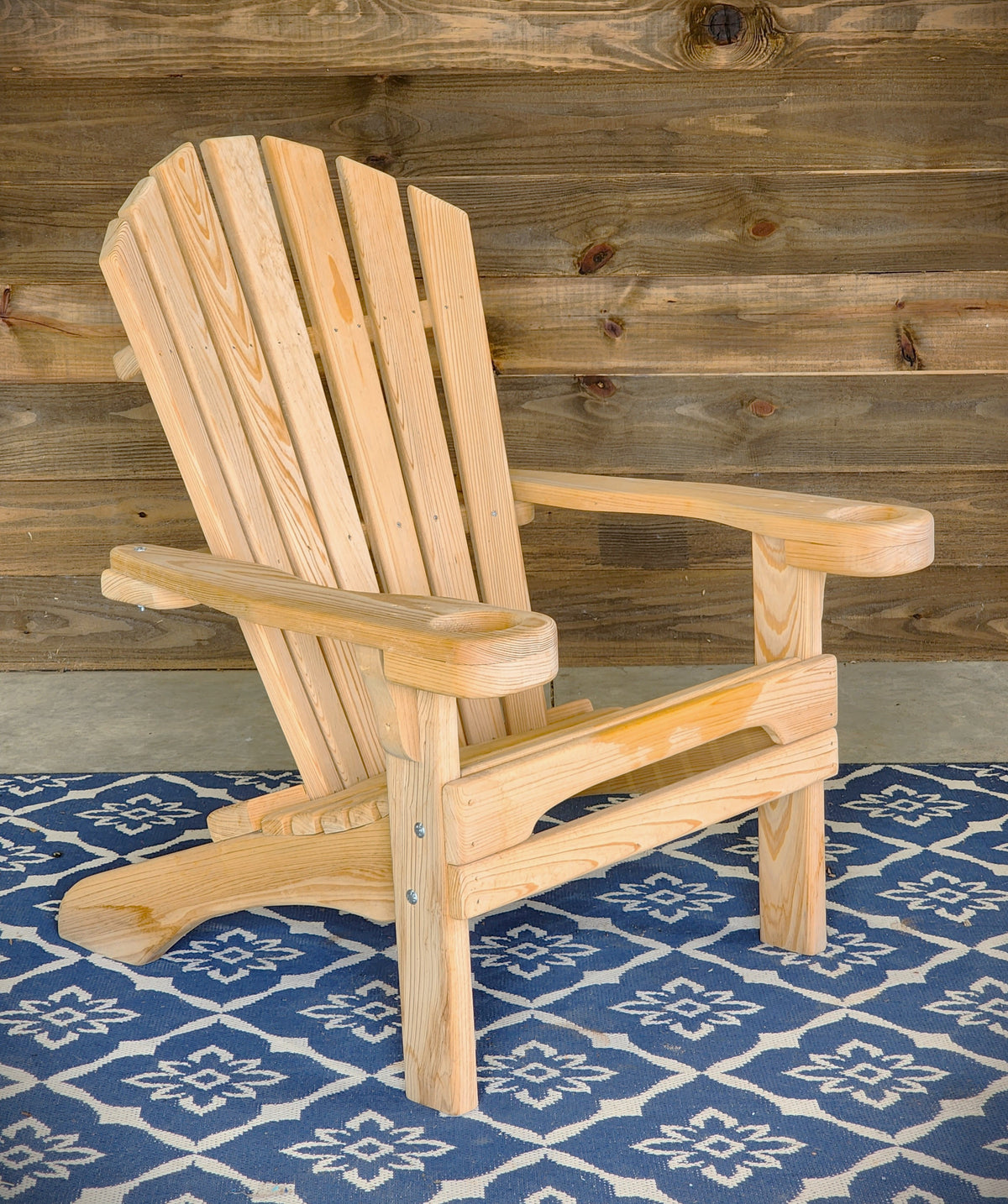 Homestead Amish Cypress Fanback Adirondack Chair