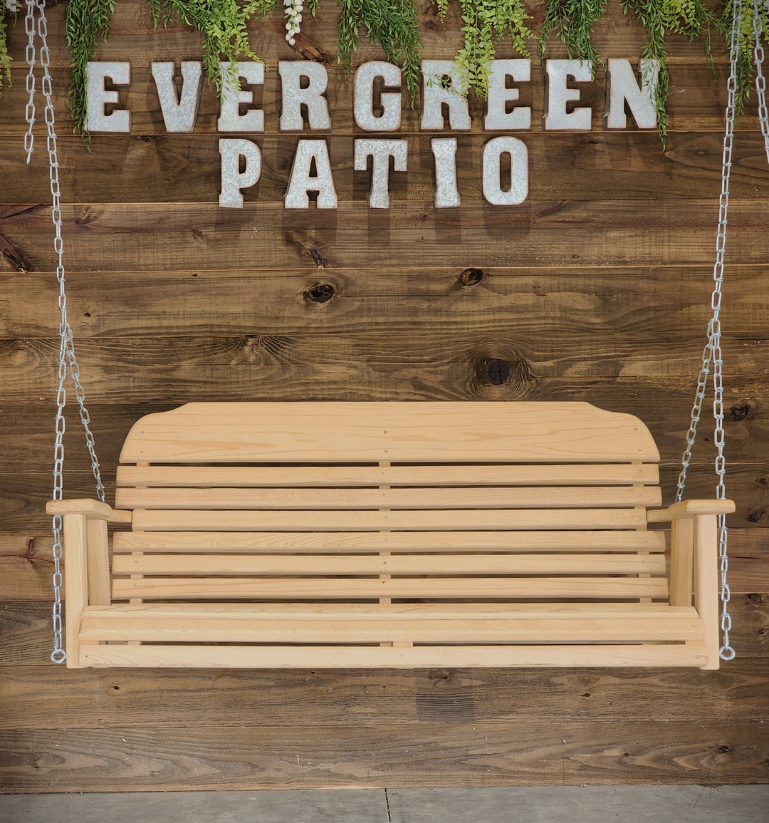Homestead - 4 Ft Low Back Cypress Swing