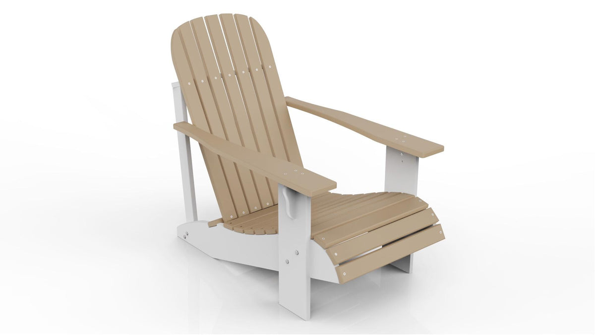 Adirondack Chair in Classic Style. Two Tone Combo