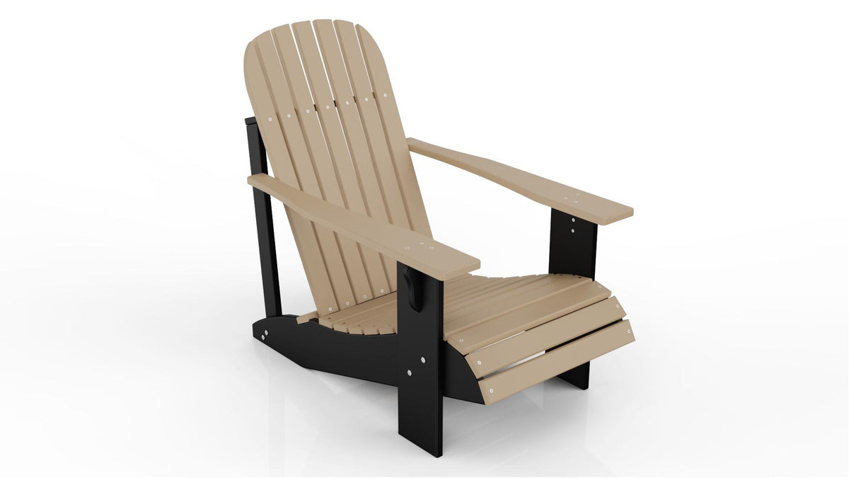 Adirondack Chair in Classic Style. Two Tone Combo