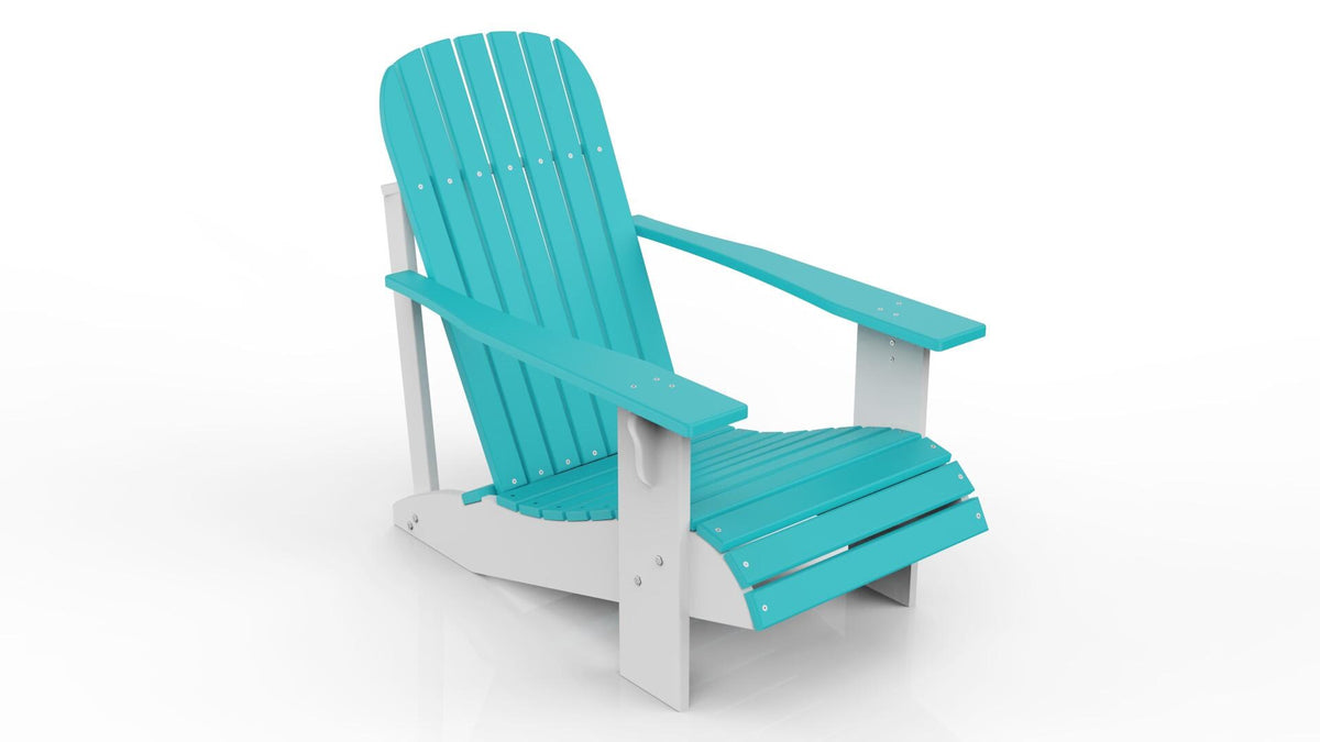 Adirondack Chair in Classic Style. Two Tone Combo