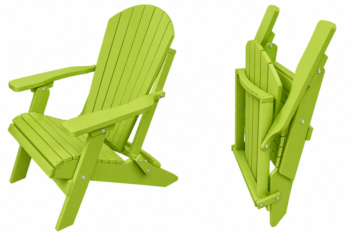 Deluxe Folding Adirondack Chair