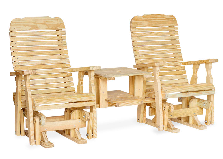#101 Easy Double Glider Settee - Wooden Settees