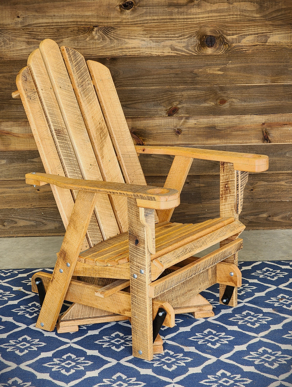 Homestead - Reclaimed Oak Swivel Glider