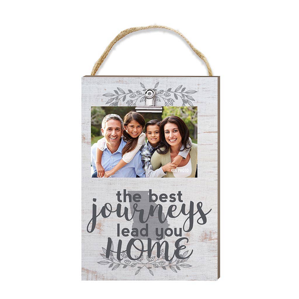 The Best Journeys Lead Home Clip Photo Frame Georgia