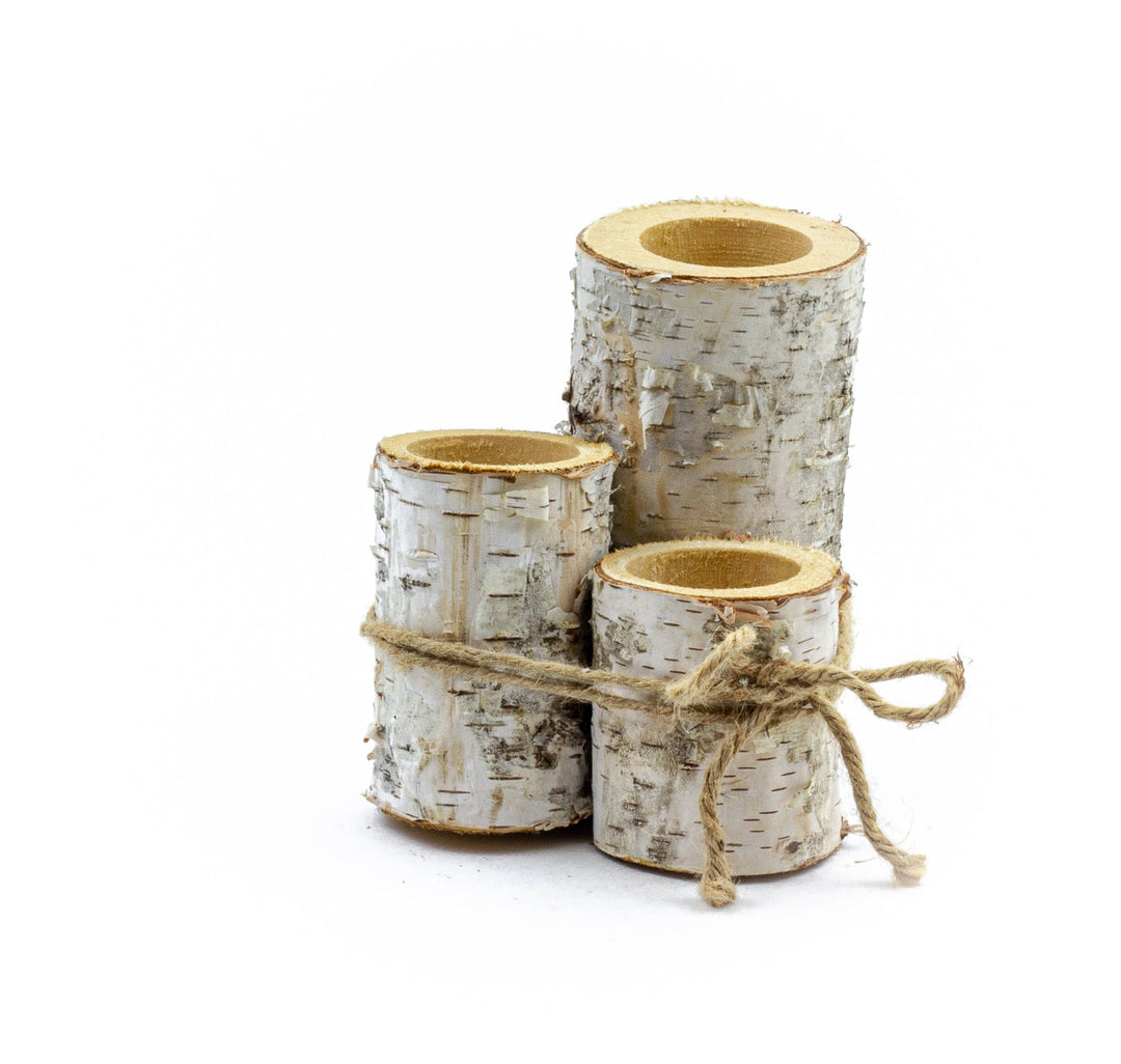 Birch Decor Holder Set - Evergreen Patio