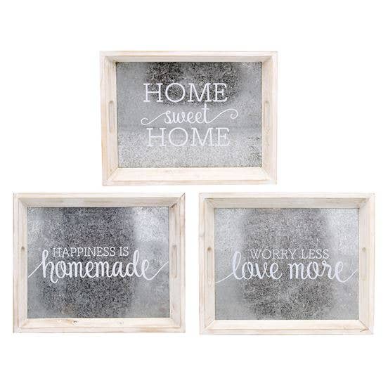 Galvanized Farmhouse Tray