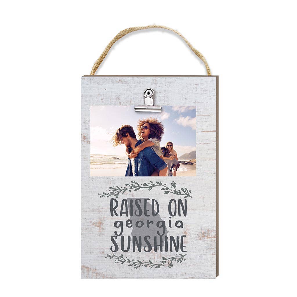 Hanging Clip Photo Frame Raised on Georgia Sunshine