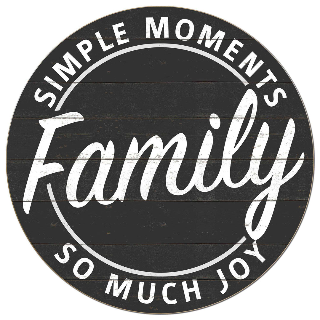 20x20 Simple Moments Family Sign