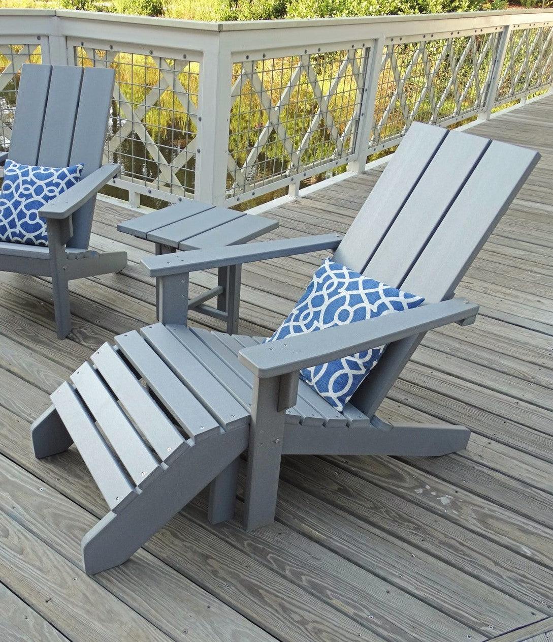 Modern Poly Ottoman - Evergreen Patio