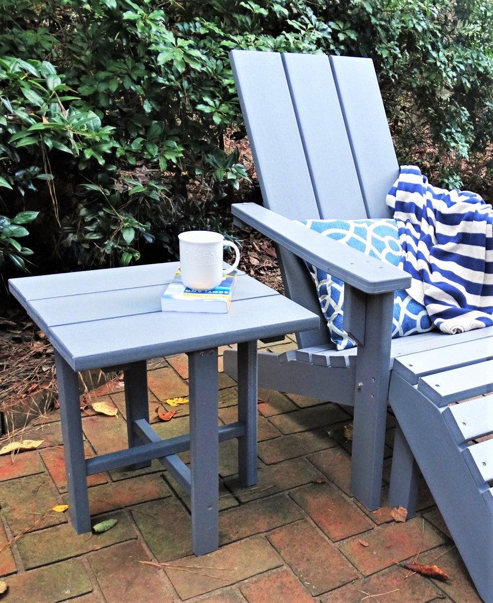 Square Poly Side Table - Evergreen Patio
