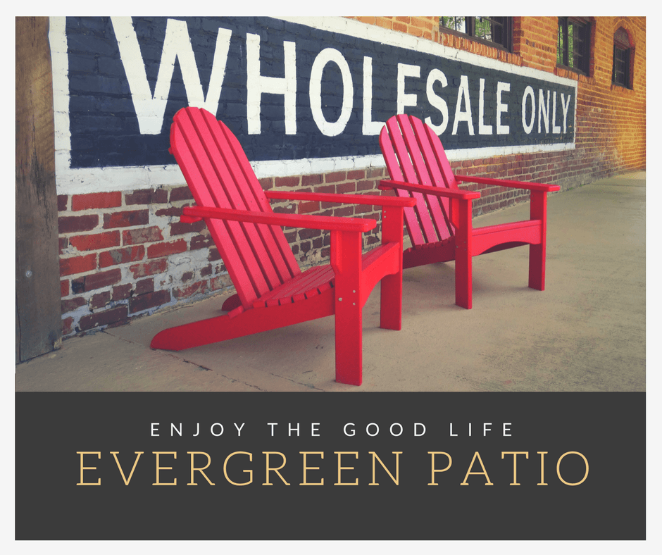 Our New Name Evergreen Patio!