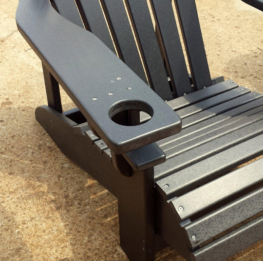 Cupholder Option For Adirondack Classic Design Evergreen Patio