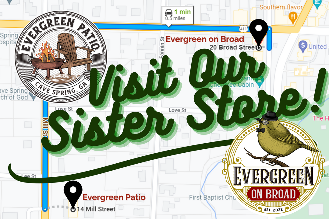 Evergreen on Broad is Here! Our Sister Store!