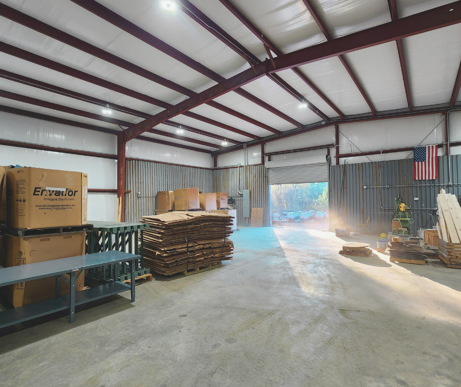 What looks like a dusty warehouse… we see hopes and dreams.