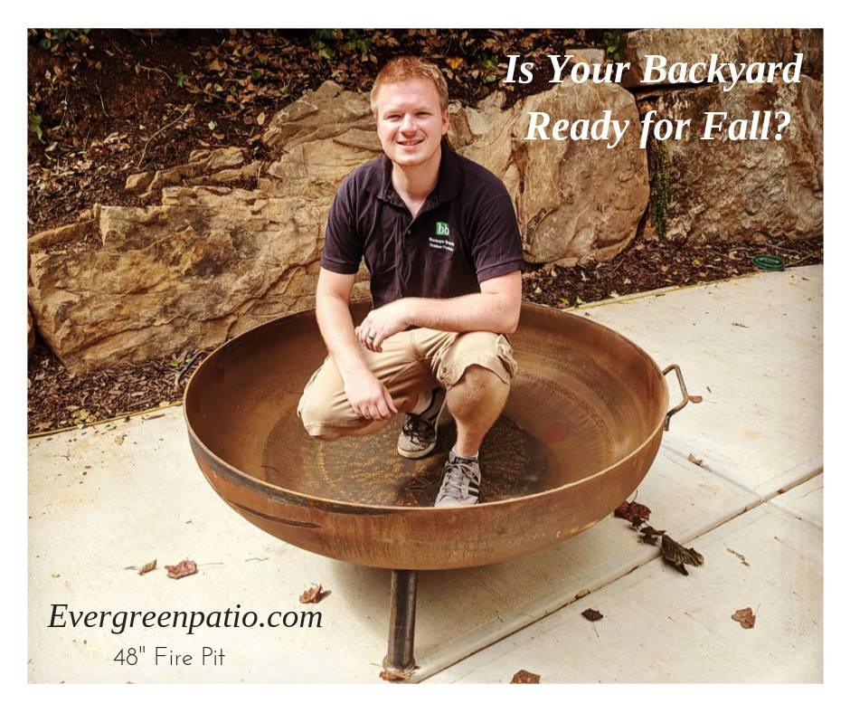 HEAVY DUTY FIRE PIT FOR COOLER WEATHER - Evergreen Patio