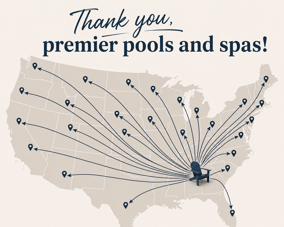 Thank you to Premier Pools and Spas!
