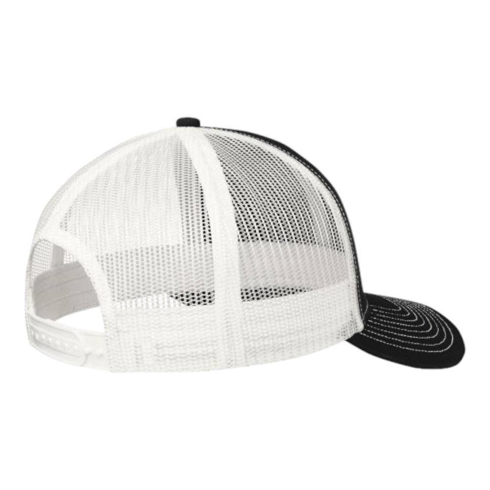 Port Authority® C402 Snapback Trucker Cap: Purple/White