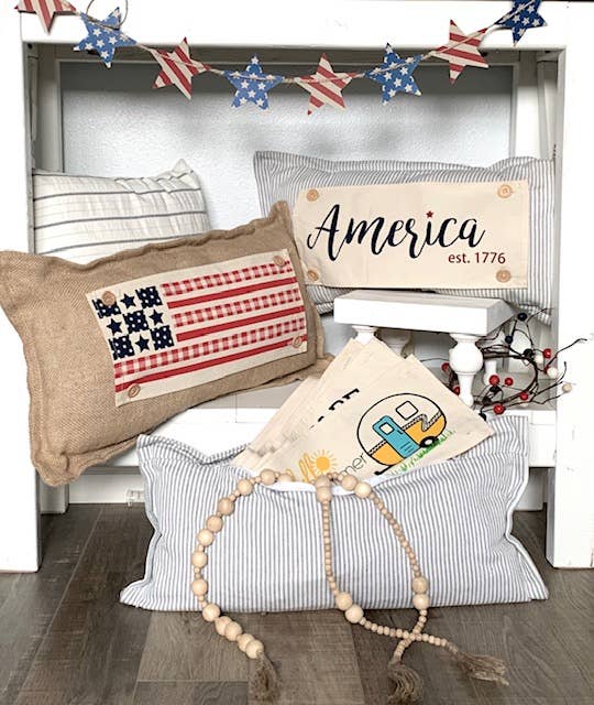 Holiday Panel: Summer 4th of July USA BARN QUILT FLAG