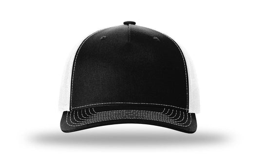 Richardson 112FP - 5-Panel Premium Trucker Snapback Hat: Army Olive/Tan
