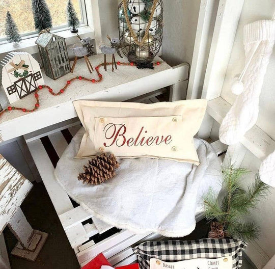 Glitter Panel: Winter Christmas Believe