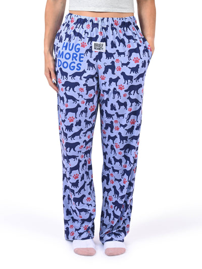 Hug More Dogs Pajama Pants: X-Large