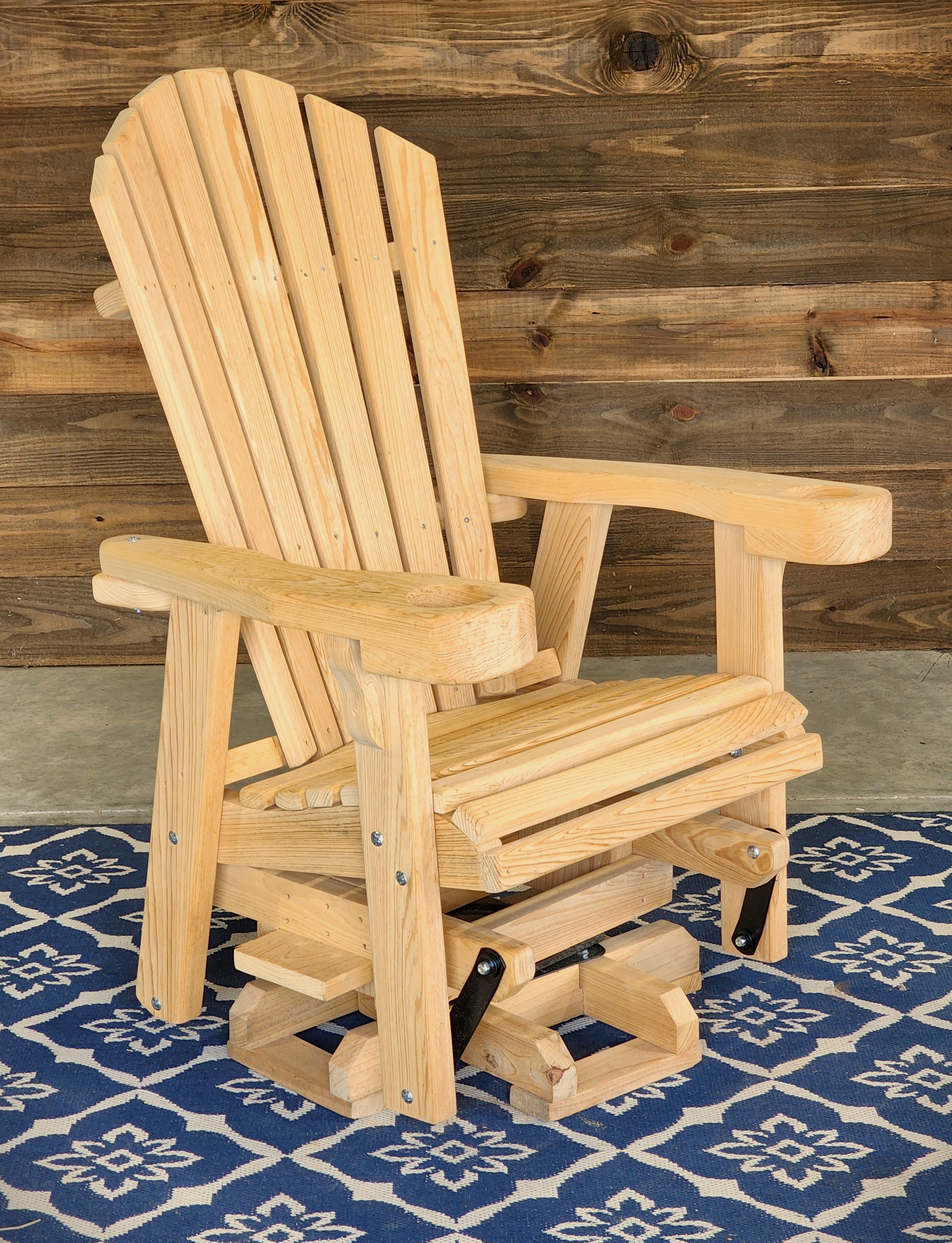 Homestead Cypress Swivel Glider – Evergreen Patio