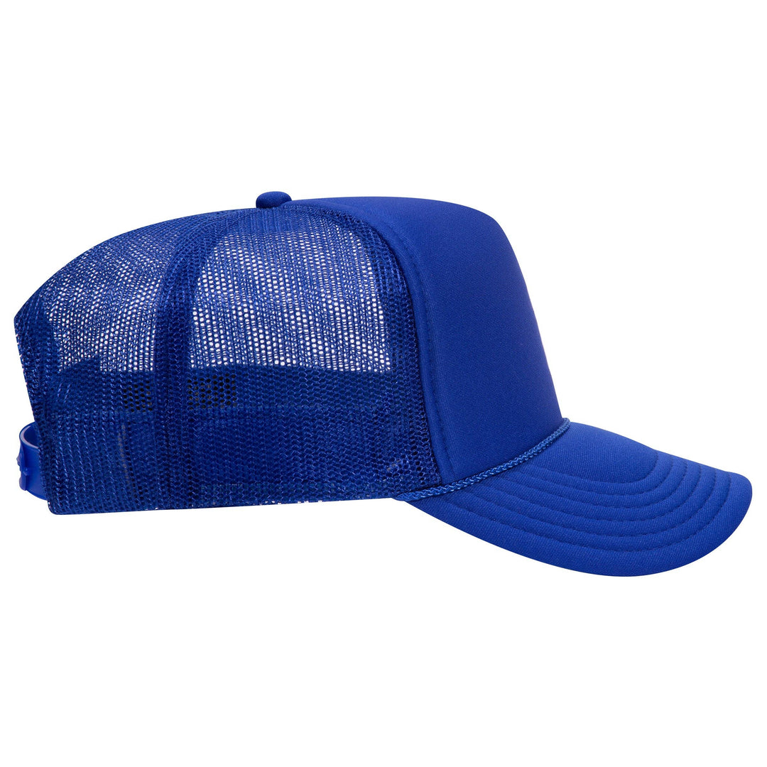 Otto 5-Panel High Crown Foam Trucker Hats, Mesh Back Cap - 39-165: Purple