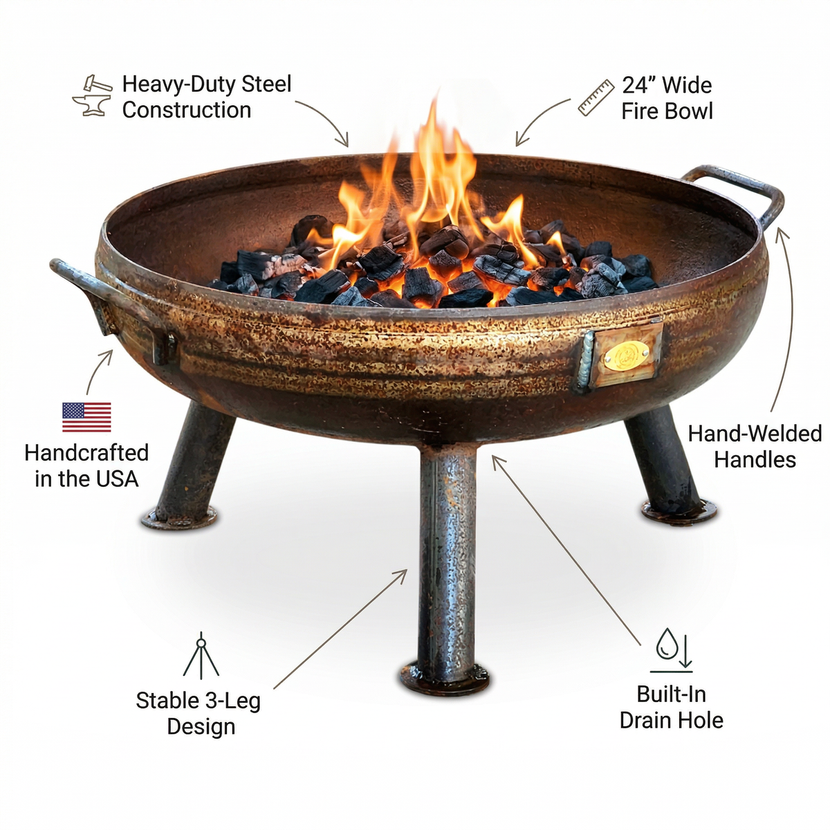 24" Scout Fire Pit