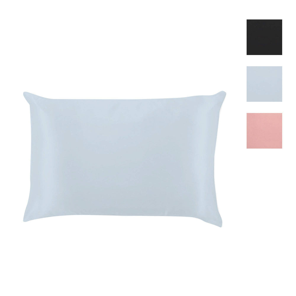 Lemon Lavender Silky Satin Pillowcase Solid OS: Pink