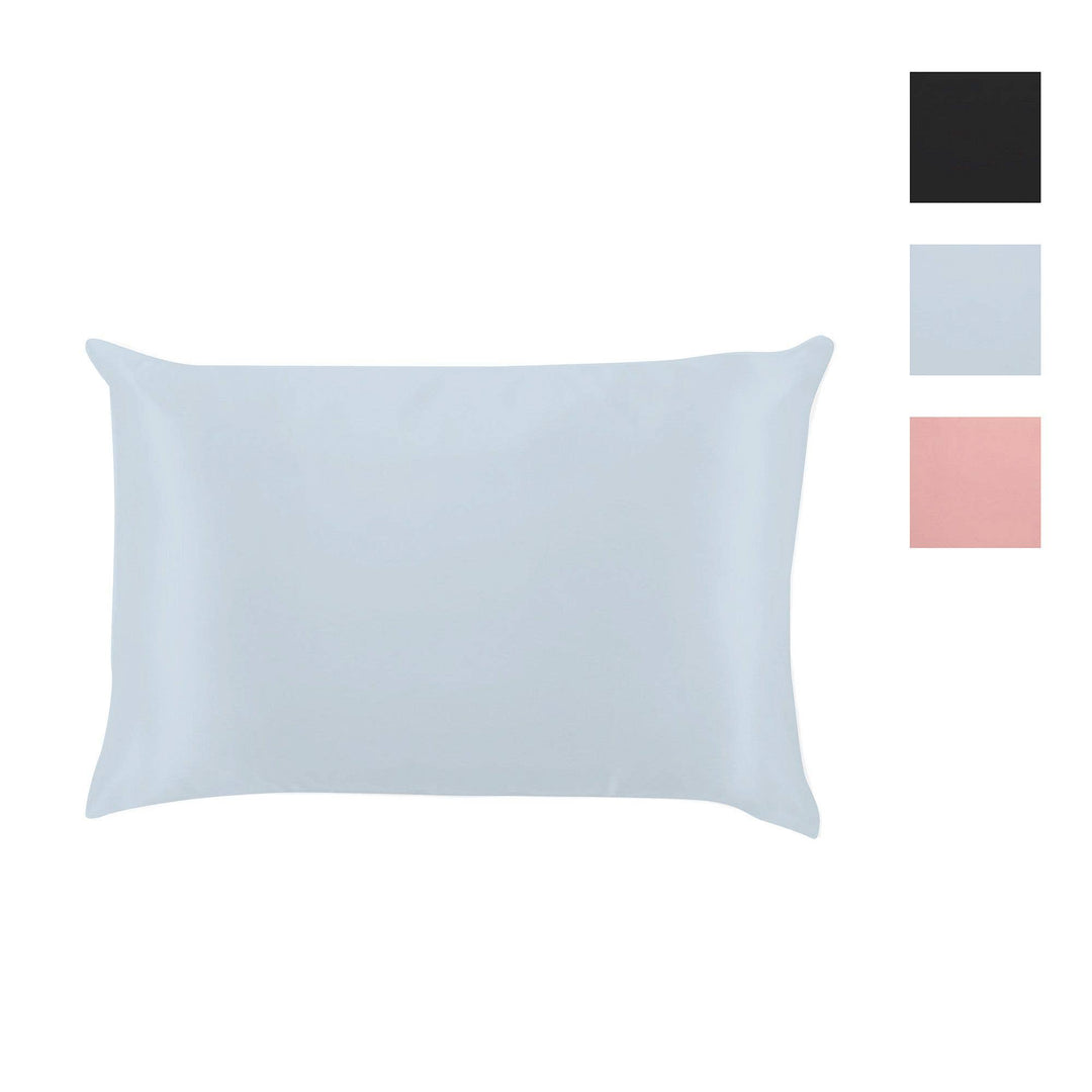 Lemon Lavender Silky Satin Pillowcase Solid OS: Pink