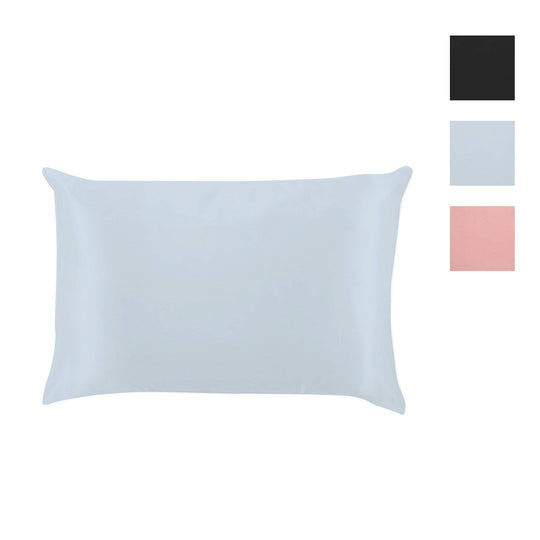 Lemon Lavender Silky Satin Pillowcase Solid OS: Pink