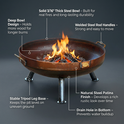 30" Scout Fire Pit
