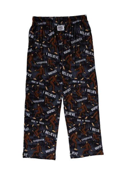 Bigfoot Charcoal Pajama Lounge Pants: X-Large