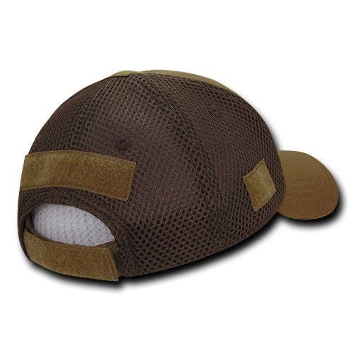 Tactical Operator Hat Air Mesh Baseball Cap Patch Military Army - Rapdom T80: Black