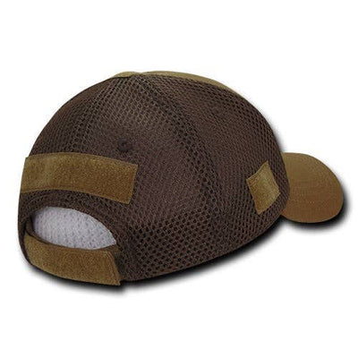 Tactical Operator Hat Air Mesh Baseball Cap Patch Military Army - Rapdom T80: Khaki